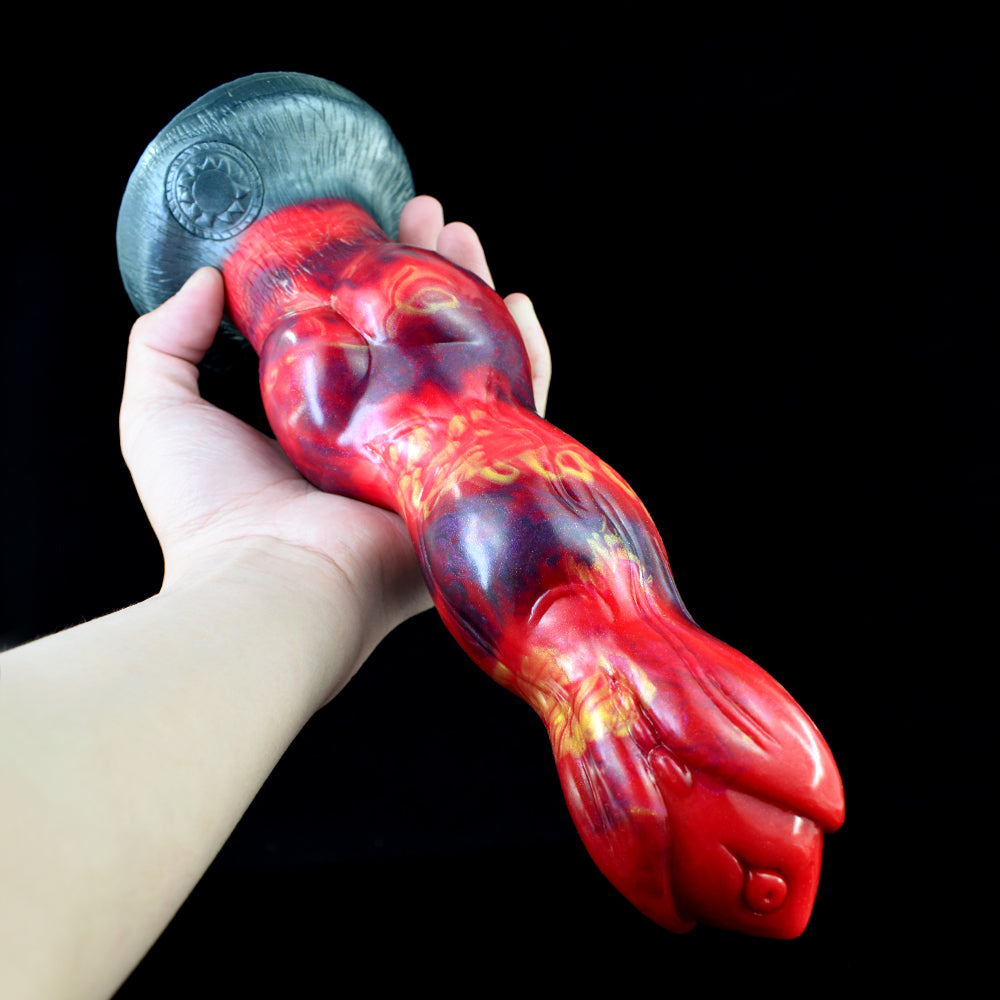 Monster Horse Dildo Đỏ 26cm Khổng Lồ Mạnh Mẽ Sướng