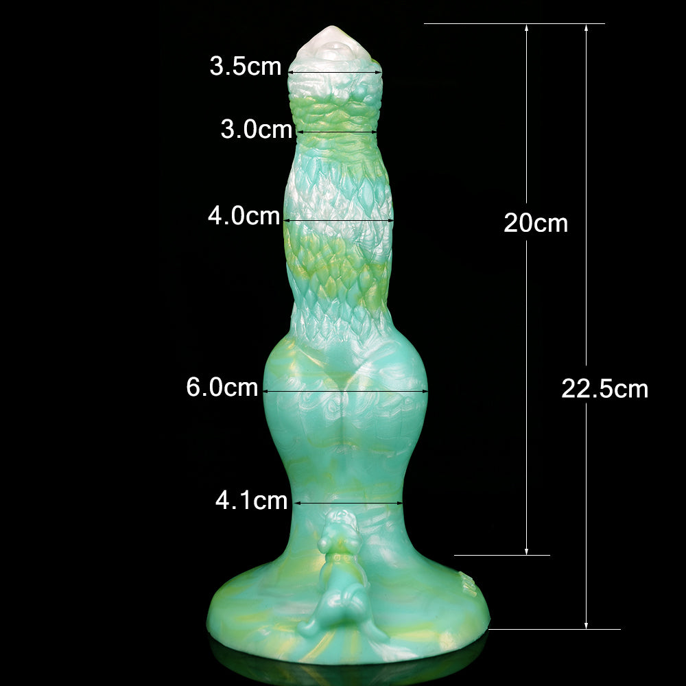 Dương Vật Chó Fantasy 20cm Xanh Silicone Cực Sướng