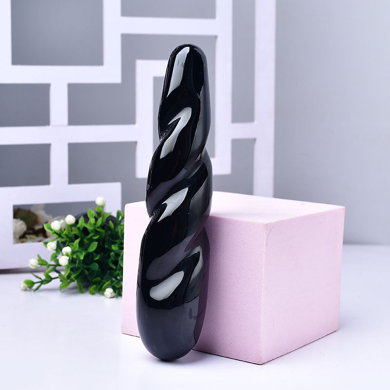 Que Massage Obsidian Lõm Lồi Trơn Tru Kích Thích Đỉnh