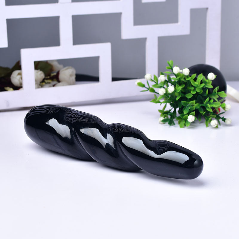 Que Massage Obsidian Lõm Lồi Trơn Tru Kích Thích Đỉnh