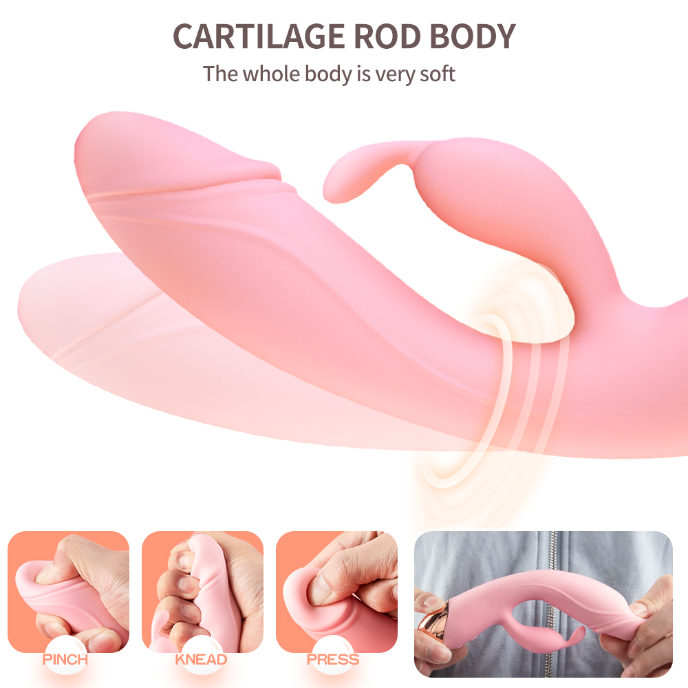 Yeain Thỏ Rung Sưởi Ấm Mềm Uốn Lượn Đam Mê