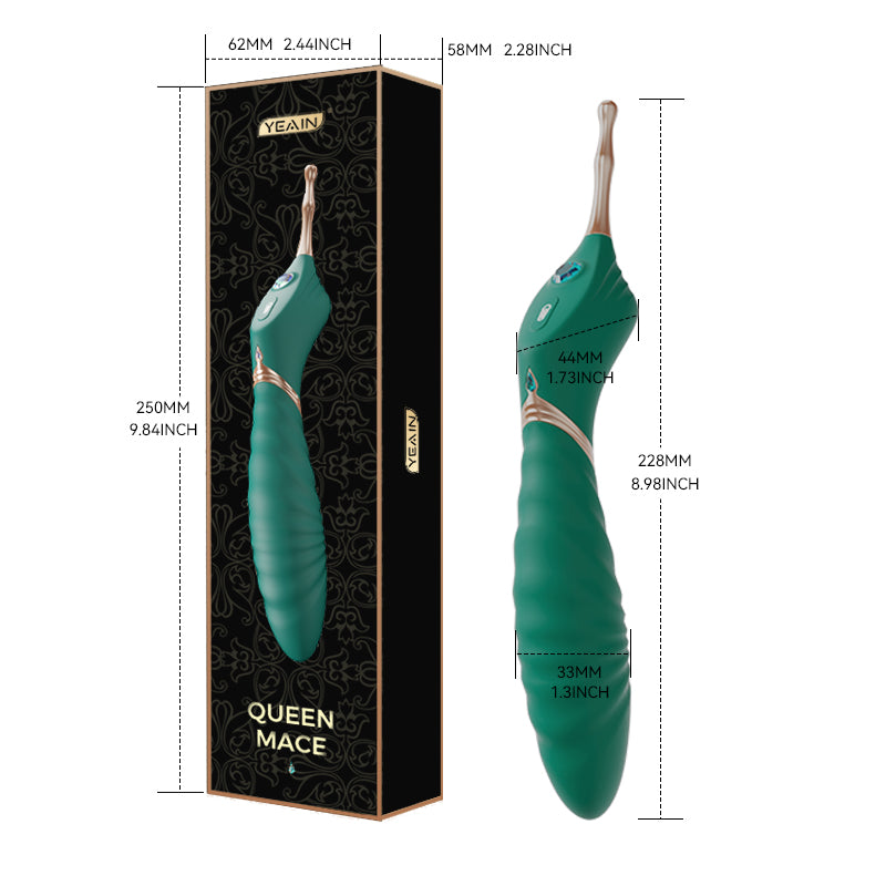 YEAIN Queen Mace Rung G-Spot Đôi Motor Clit Siêu Sướng