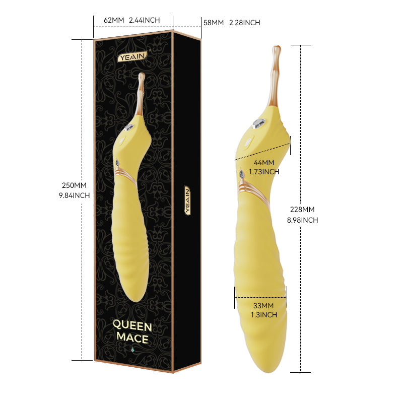 YEAIN Mace Queen Rung G-Spot Clit Đôi Siêu Sung Sướng