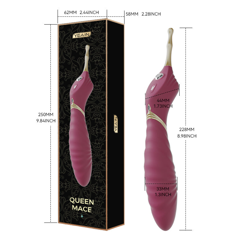 YEAIN Mace Queen Rung G-Spot Clit Đôi Siêu Sung Sướng