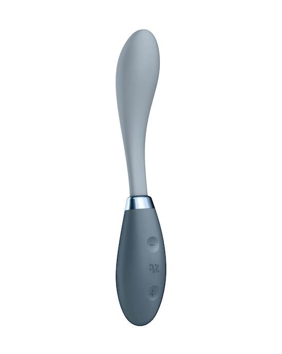 Satisfyer G-spot Flex 3 Đa Năng Uốn Cong Hồng Xám Siêu Sướng