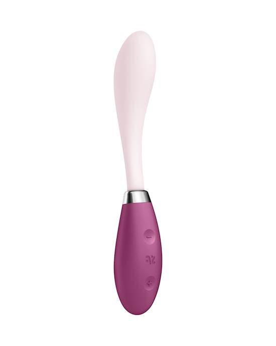 Satisfyer G-spot Flex 3 Uốn Cong Hồng Xám Đa Năng Sướng