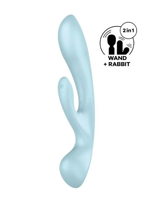 Satisfyer Triple Oh wand rabbit kích thích âm vật G-spot