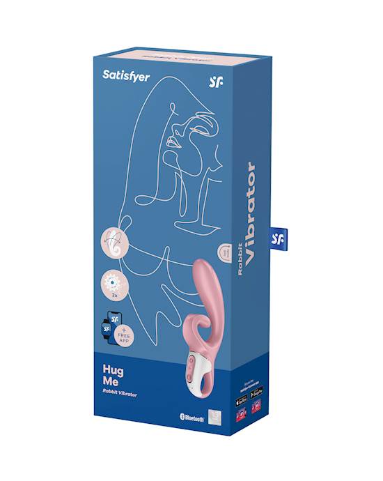 Satisfyer Hug Me Rabbit Rung App Bám Sát Oral