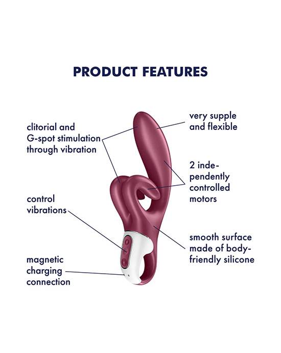 Satisfyer Rabbit Touch Me G-Clit Linh Hoạt Đỉnh Cao Thỏ Rung
