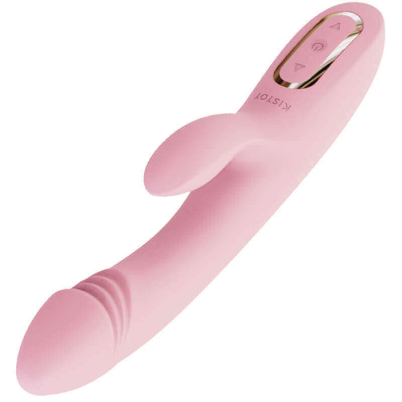 KissToy Katy Dildo Nóng Rung Dual Stim Thực
