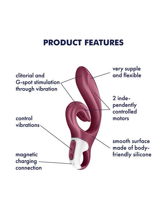 Satisfyer Love Me Rabbit G-Spot Clit Rung Phụ Nữ Tuyệt