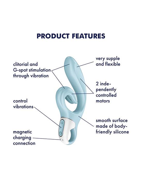 Satisfyer Love Me Rabbit G-Spot Clit Rung Phụ Nữ Tuyệt