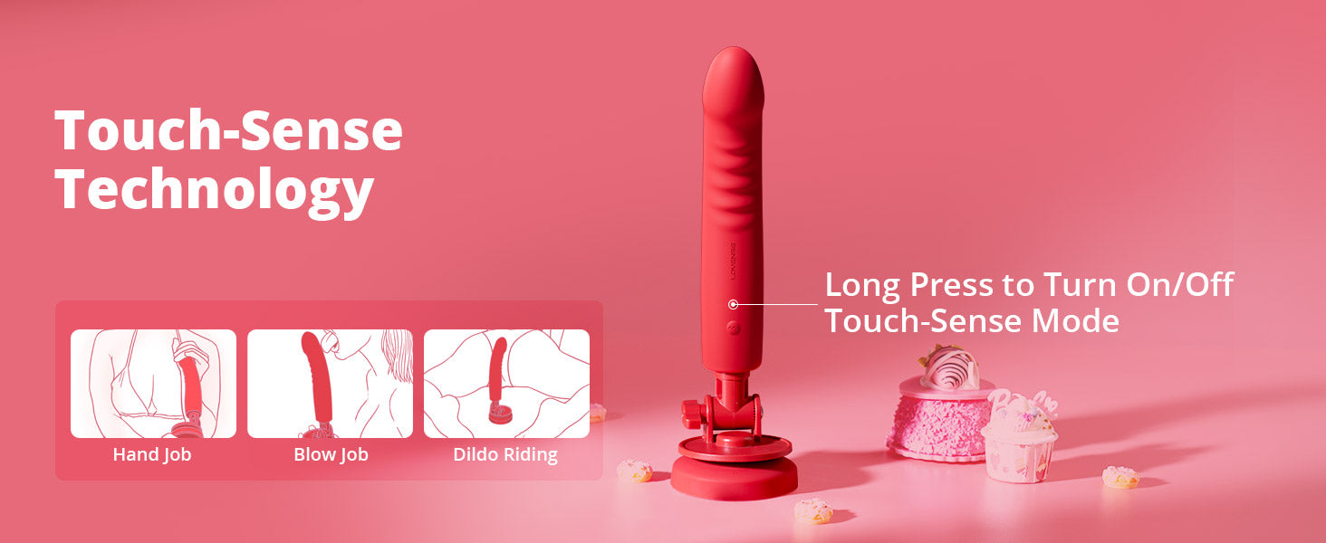 Dildo Lovense Mission 2 Rung Suction Cảm Ứng Đỉnh Cao