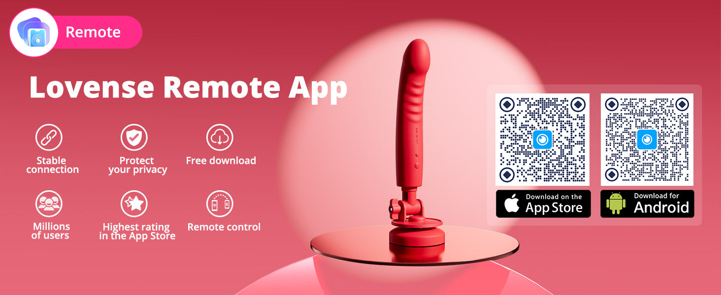 Dildo Lovense Mission 2 Rung Suction Cảm Ứng Đỉnh Cao