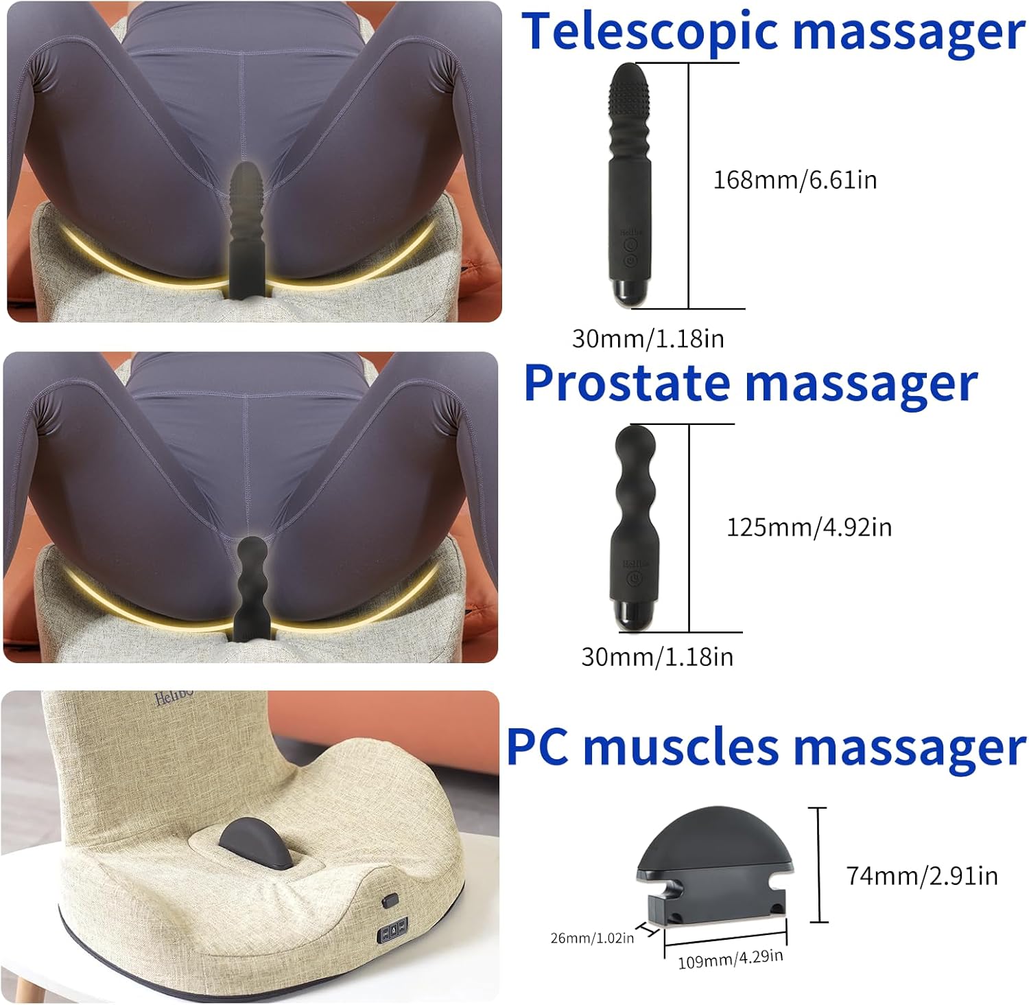 Helibo Sofa Booster Tự Động Massage Telescopic Nâng Tầm