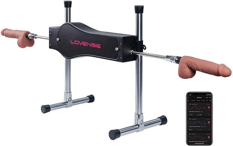 Lovense sex machine điều khiển app thrust mạnh