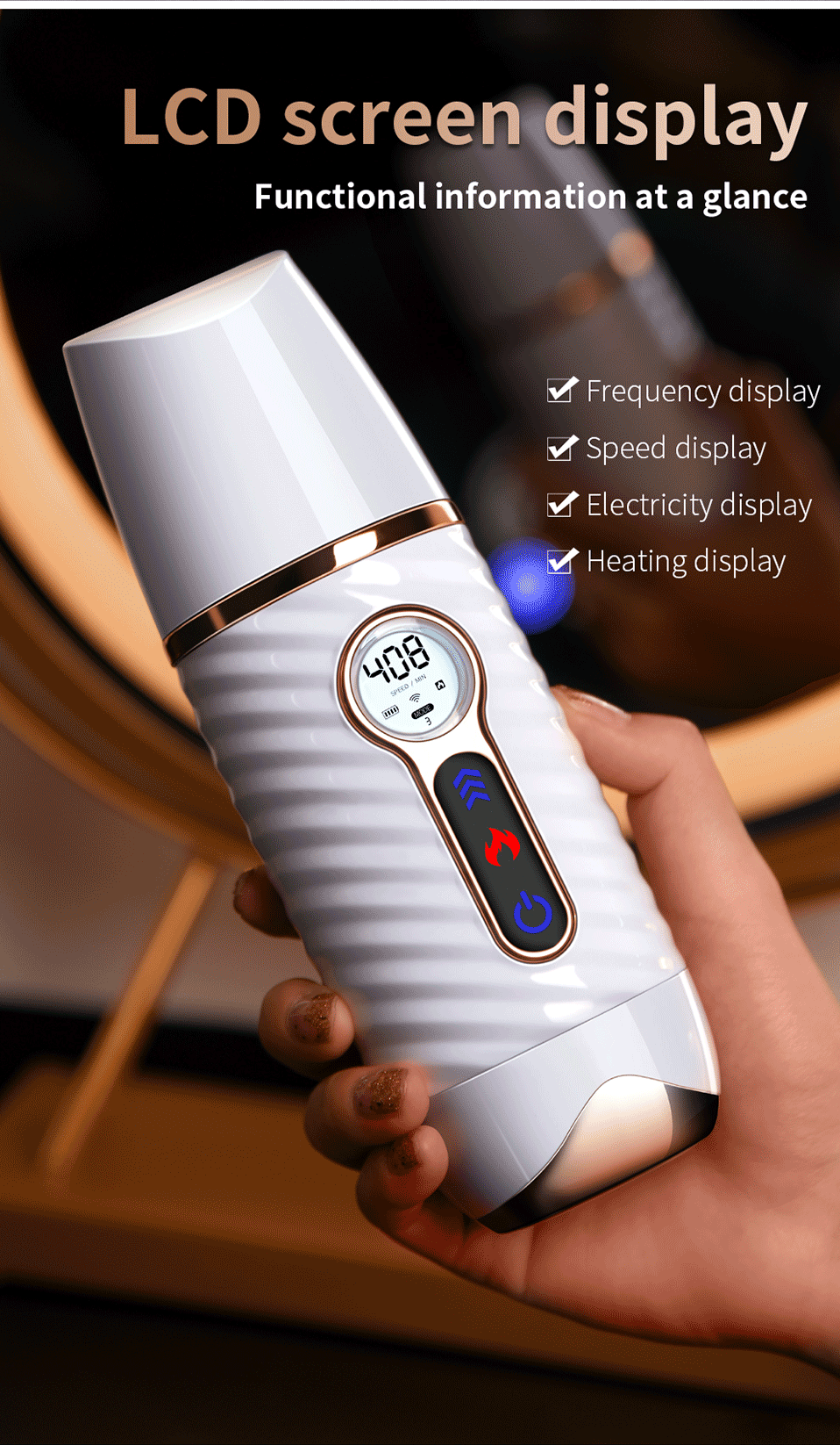 JEUSN R40 Sex Machine 408 RPM Phụ Nữ Rung Mạnh Mãnh Liệt