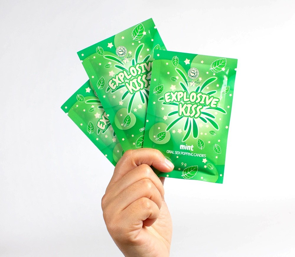Secret Play Kẹo Nổ Bạc Hà Thổi Líp Kích Thích
