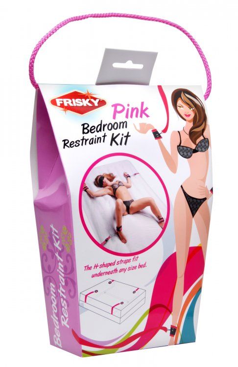Frisky Bedroom Bondage Kit Hồng Mỹ Siêu Gợi Cảm