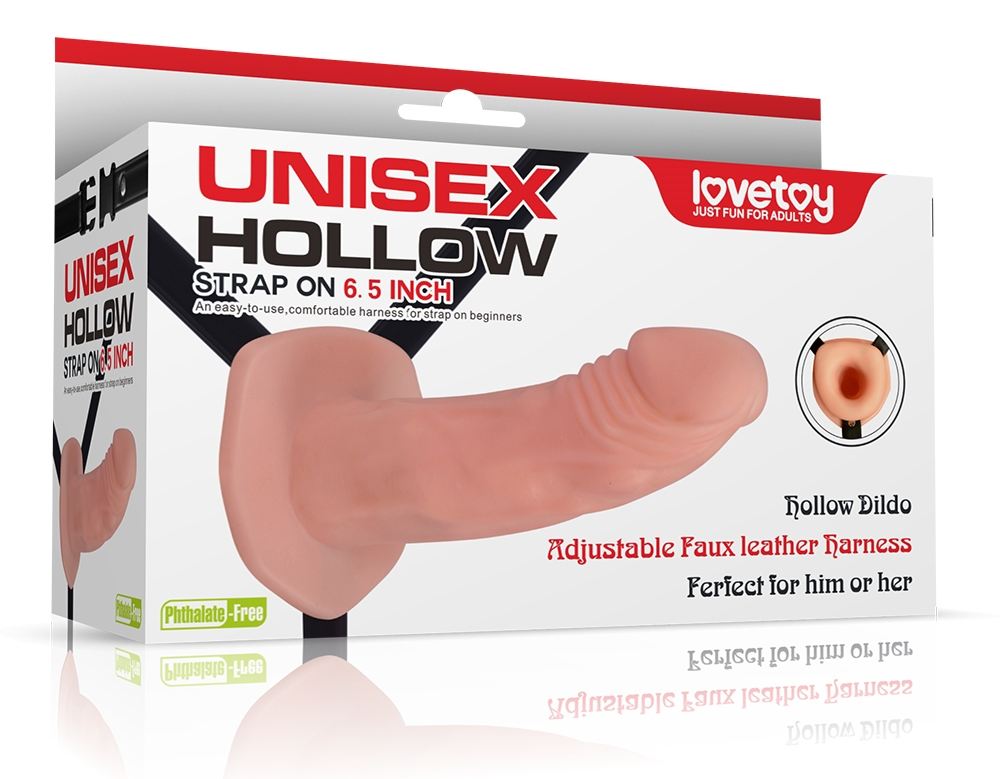 Lovetoy Strap-on Hollow Đeo 4cm Da Thịt Siêu Thật