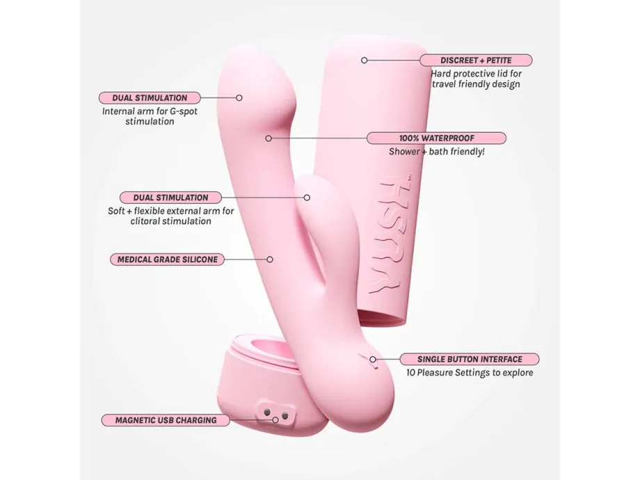 VUSH Rabbit Rung Sạc Glow Đa Tốc Đỉnh Cao