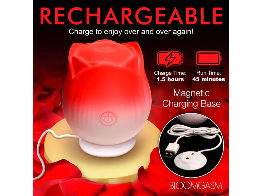 Bloorgasm Pulsing Petals Rose Clit Red Rung Throbbing