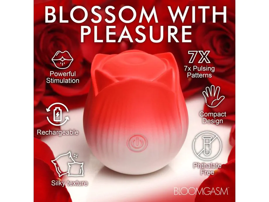 Bloorgasm Pulsing Petals Rose Clit Red Rung Throbbing