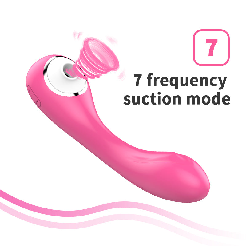 Vibrator Pink Hút G-Spot 20 Chế Độ Mạnh
