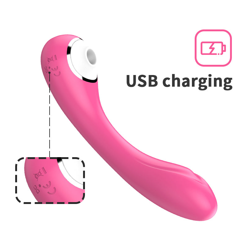 Vibrator Pink Hút G-Spot 20 Chế Độ Mạnh