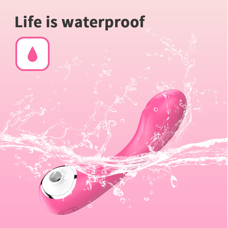 Vibrator Pink Hút G-Spot 20 Chế Độ Mạnh