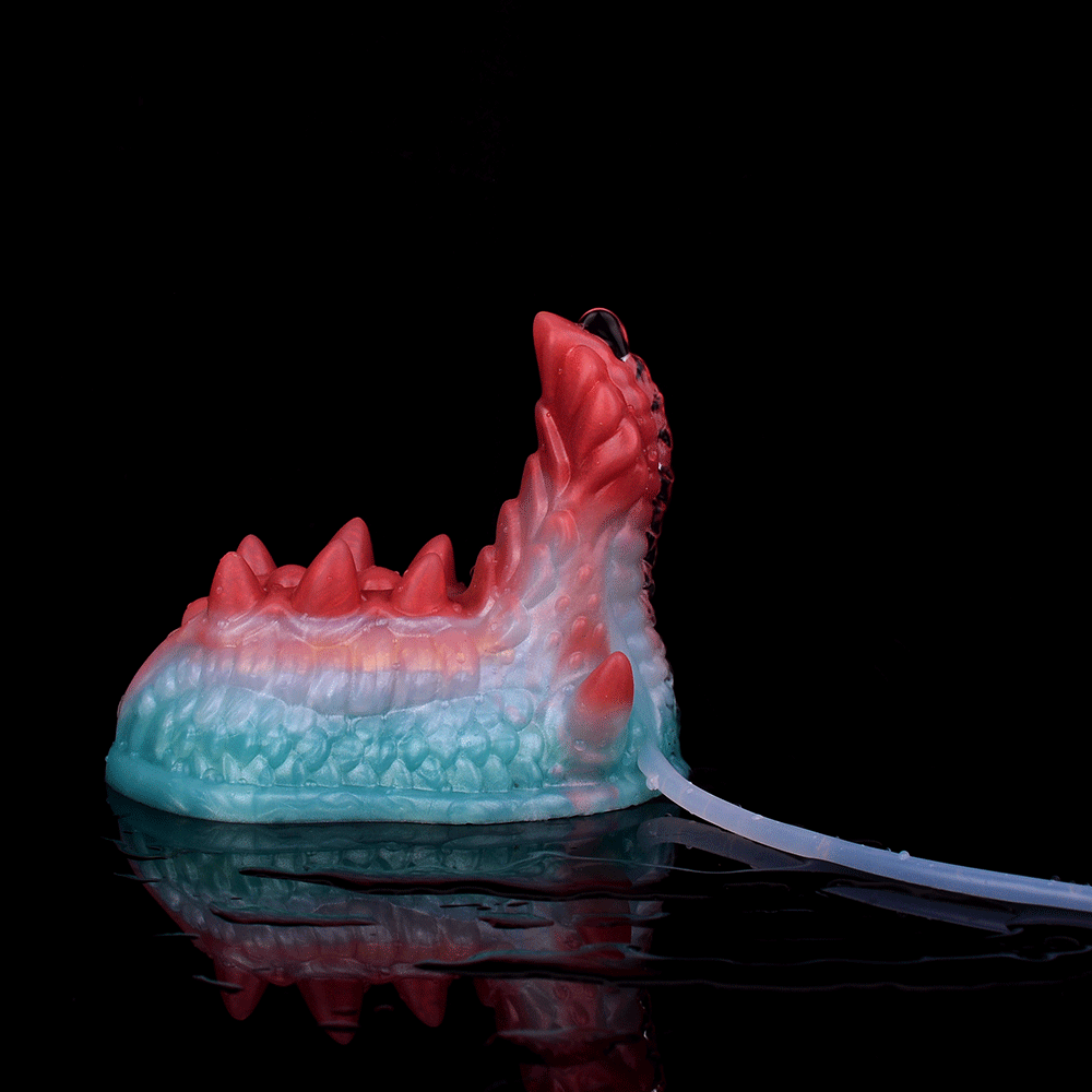 Dragon Dildo Răng Cưa Rung Mạnh Fantasy Đa Năng Thú Vị