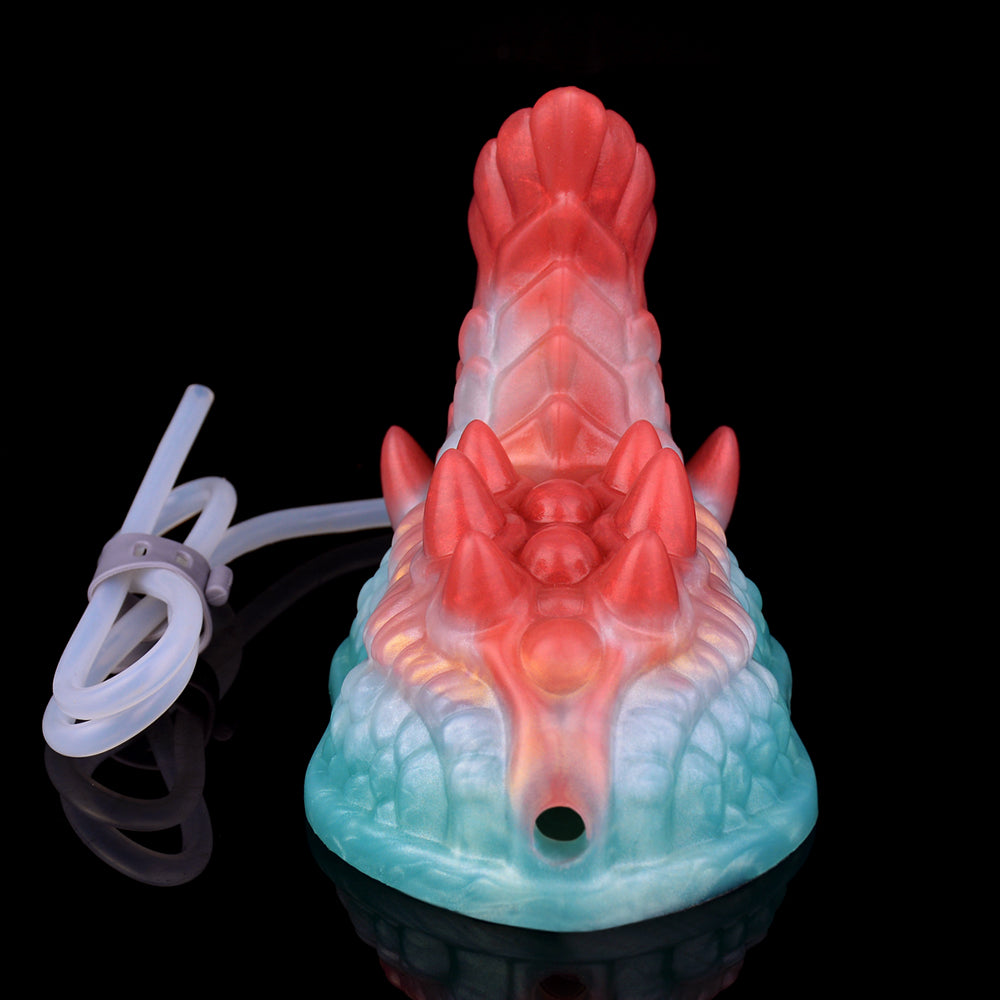 Dragon Dildo Răng Cưa Rung Mạnh Fantasy Đa Năng Thú Vị