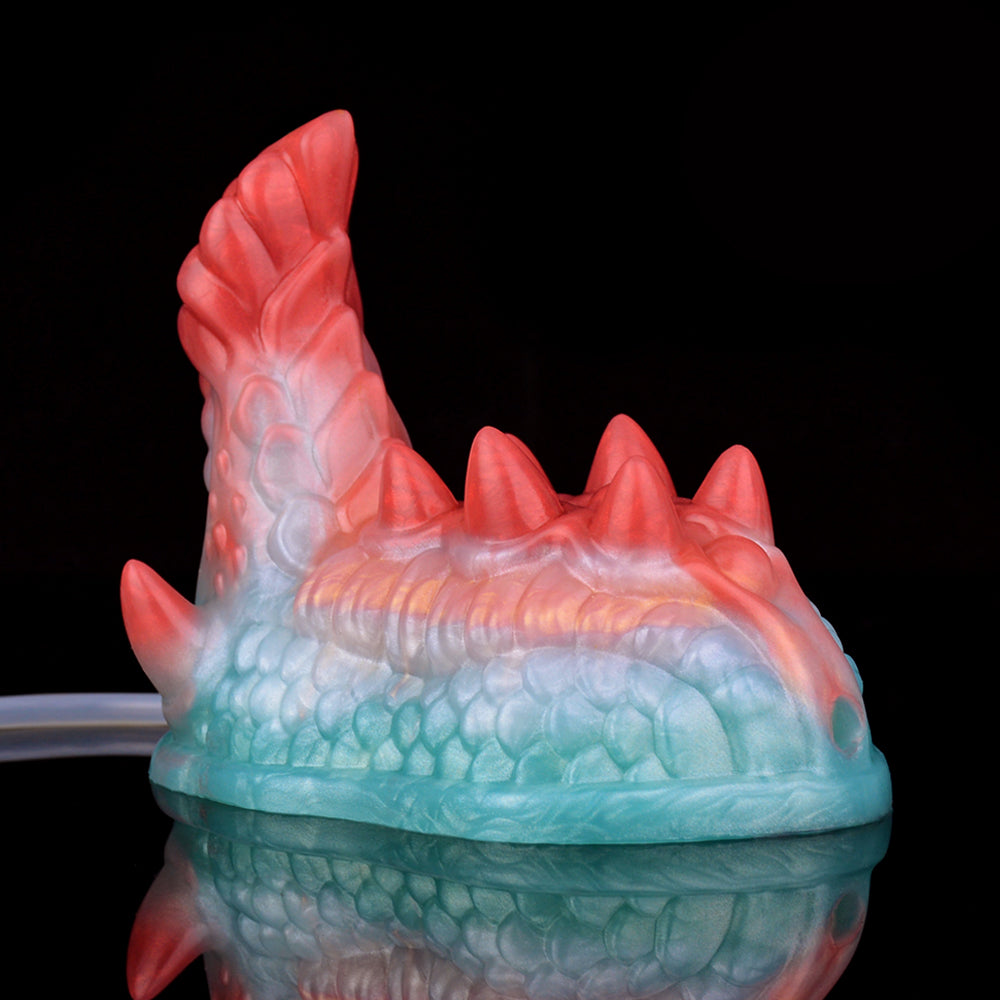Dragon Dildo Răng Cưa Rung Mạnh Fantasy Đa Năng Thú Vị