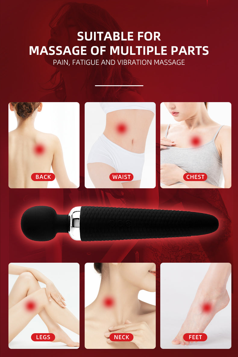 Massager Soft Wand 20 Mode Xoay Rung Siêu Mềm Massager Soft Wand 20 Mode Xoay Rung Siêu Mềm