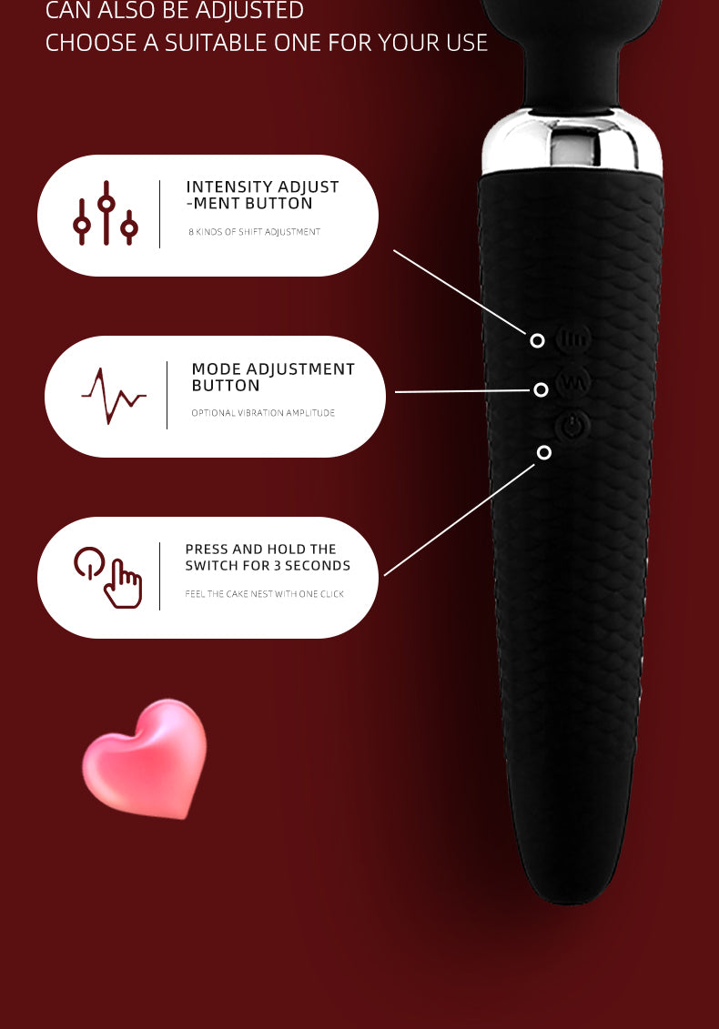 Massager Soft Wand 20 Mode Xoay Rung Siêu Mềm Massager Soft Wand 20 Mode Xoay Rung Siêu Mềm