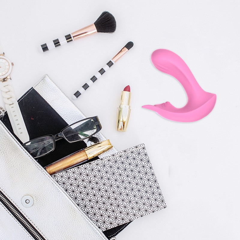 Vibrator Cặp Pink Remote Gáy Đôi Khoái Lạc Kép