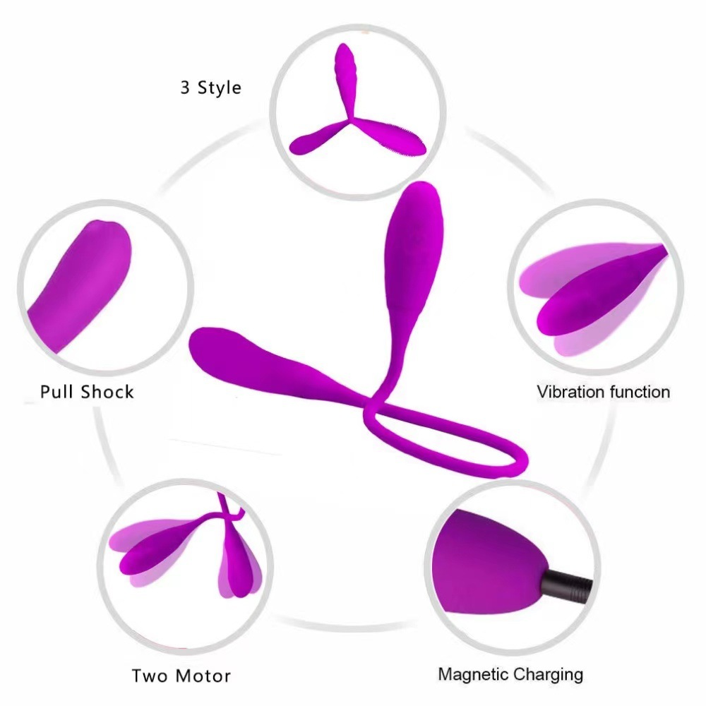 Trứng Rung G-spot Tím Đôi Siêu Mạnh Yên Tĩnh Nhân Đôi Trứng Rung G-spot Tím Đôi Siêu Mạnh Yên Tĩnh Nhân Đôi