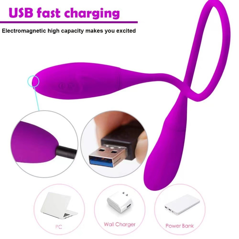 Trứng Rung G-spot Tím Đôi Siêu Mạnh Yên Tĩnh Nhân Đôi Trứng Rung G-spot Tím Đôi Siêu Mạnh Yên Tĩnh Nhân Đôi