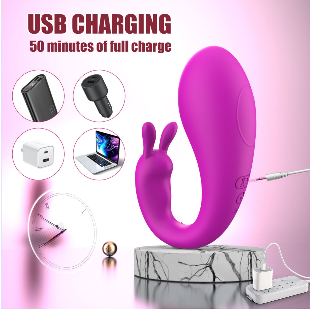 Vibe Đeo Động Cơ Đôi App Xa 9 Chế Độ Siêu Thỏa Mãn