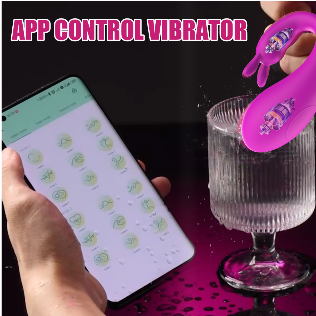 Vibe Đeo Động Cơ Đôi App Xa 9 Chế Độ Siêu Thỏa Mãn