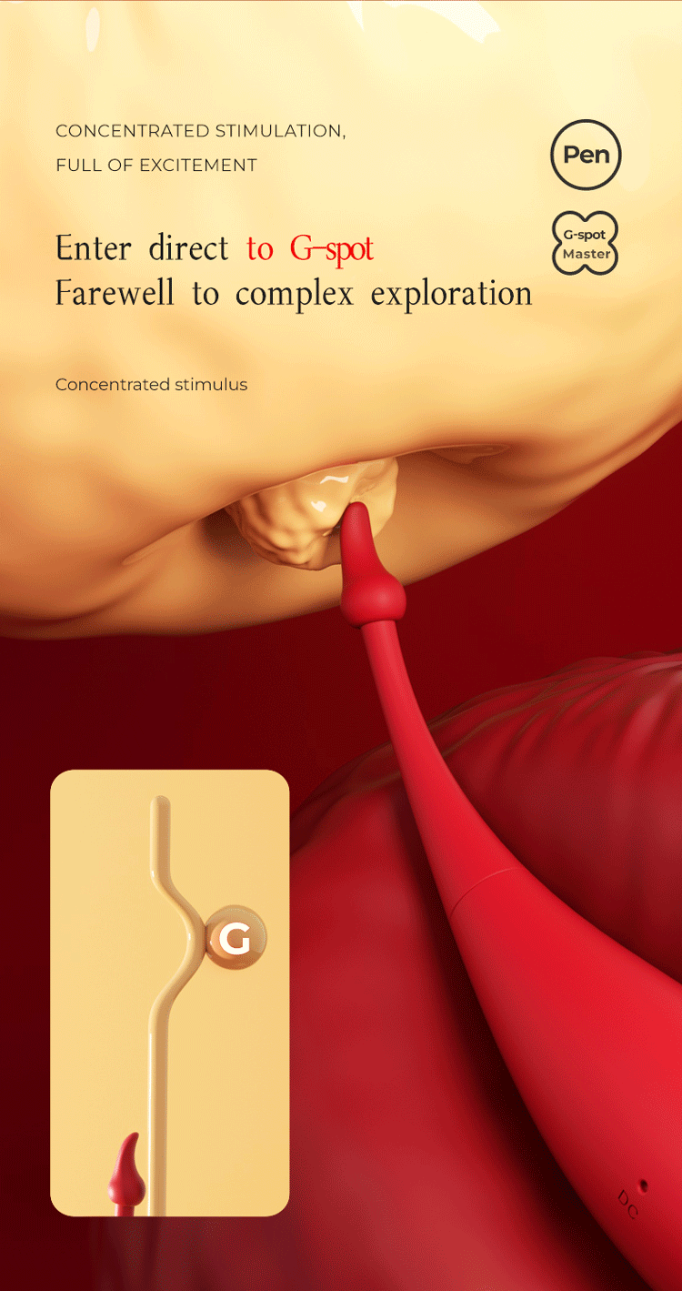 Pinpoint Pen Rung G-Spot Liếm Nhỏ Siêu Thích