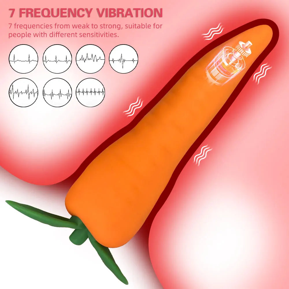 Cà Rốt Rung G-Spot Bí Mật Dễ Thương Đỉnh Cao