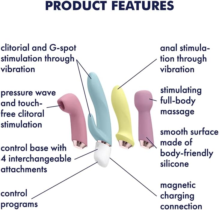 Satisfyer Marvelous Four Bộ 4 Đồ Chơi Rung Đa Năng