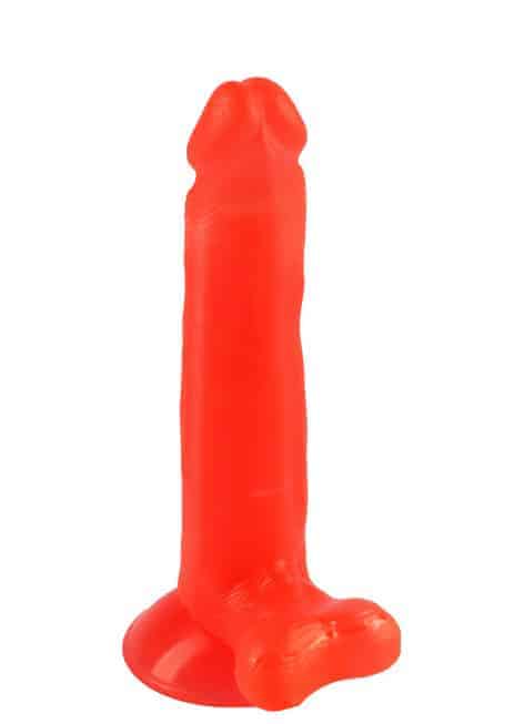 Dildo Jaga-Jaga 6 Đỏ 17.5cm Mút Mạnh
