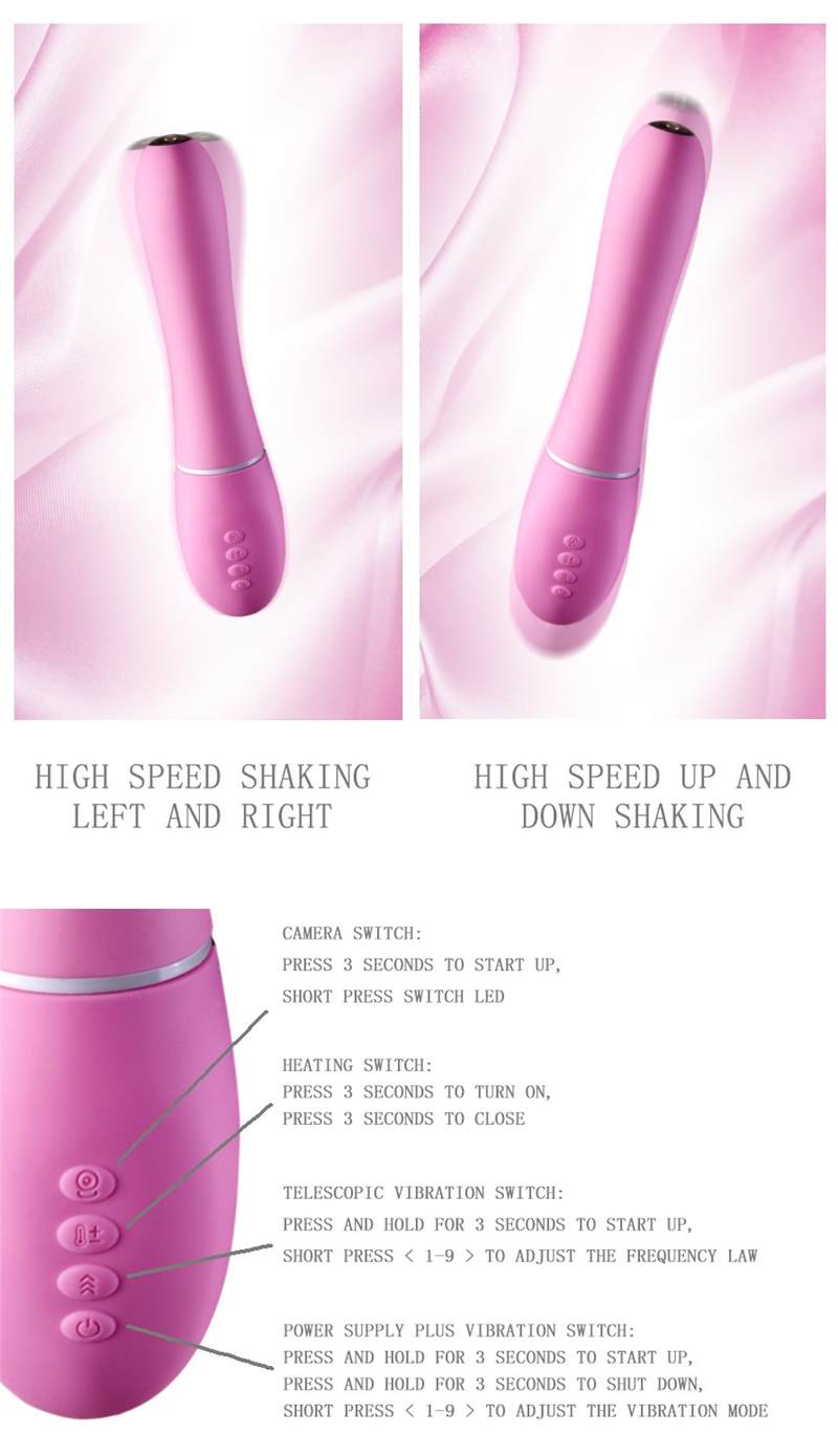 Vibrator Âm Đạo Camera App 9 Rung HD Sắc