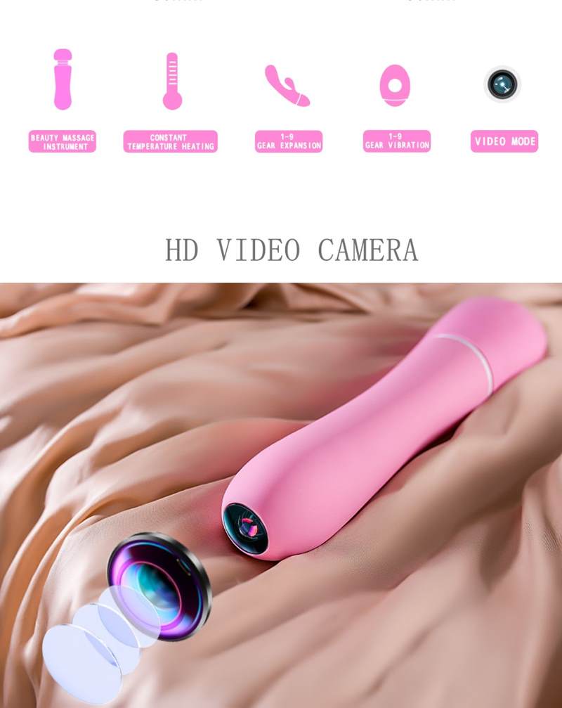 Vibrator Âm Đạo Camera App 9 Rung HD Sắc