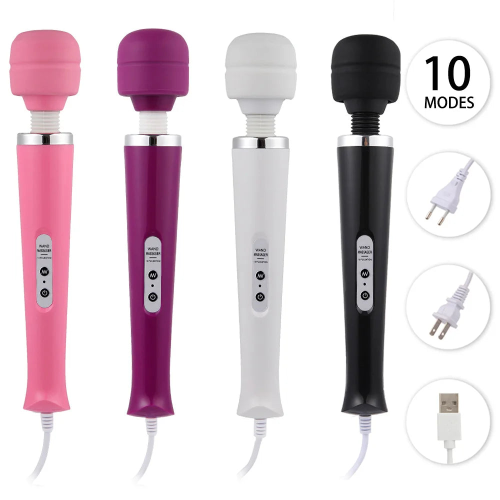 Magic Wand Massager Cao Su Rung Mạnh Đỉnh Cao