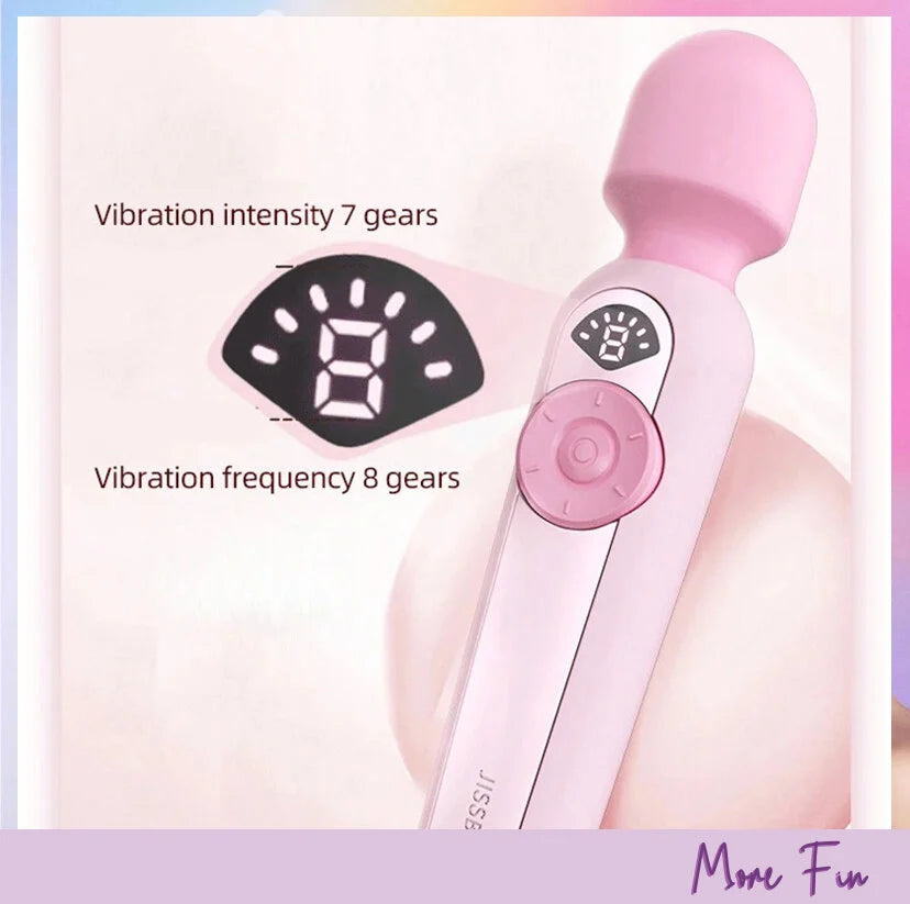 JISSBON Wand Rung LCD Massage Sướng Điên Đảo Màn Hình Thông Minh