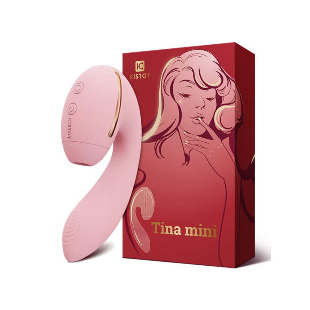 Kisstoy Tina Mini hút G-spot rung mạnh cực phê