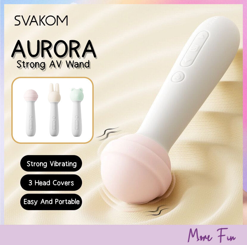 SVAKOM Aurora wand 3 đầu che đa năng mạnh mẽ thăng hoa